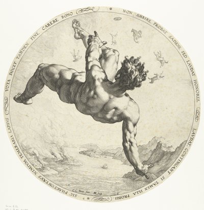 Phaethon, 1588 av Hendrik Goltzius