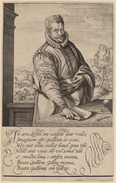 Philip Galle av Hendrik Goltzius