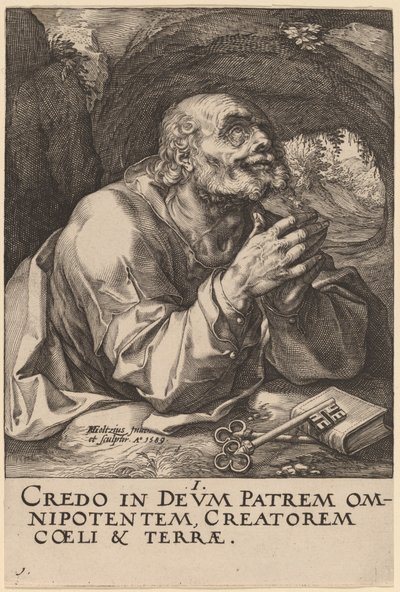 Sankt Peter av Hendrik Goltzius