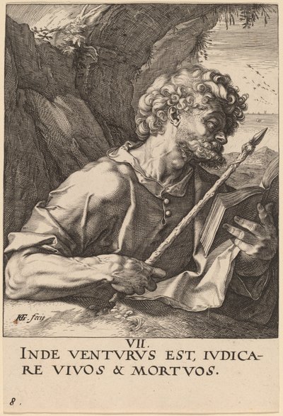 Sankt Thomas av Hendrik Goltzius