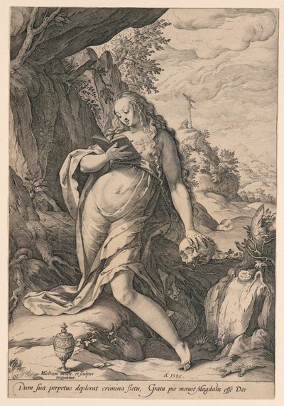 Sankta Maria Magdalena botgörande av Hendrik Goltzius