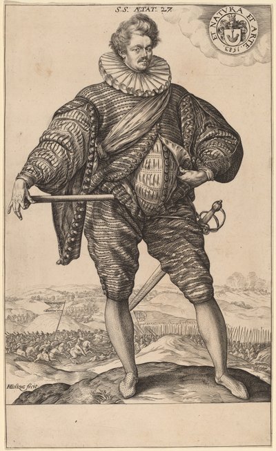 Stanislaw Sobocki (?) av Hendrik Goltzius