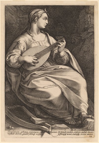 Terpsichore av Hendrik Goltzius