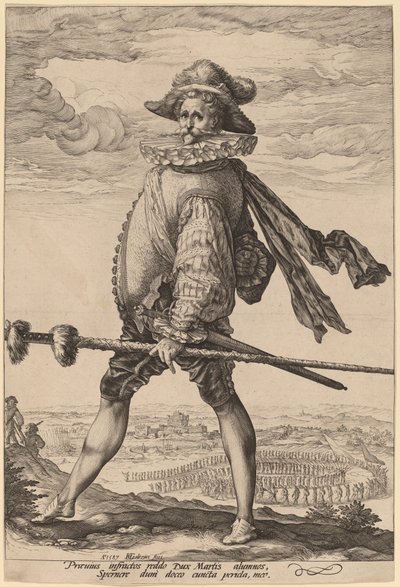 Infanteriets kapten av Hendrik Goltzius