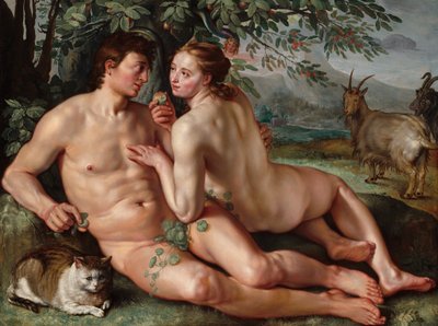 Människans fall, 1616. av Hendrik Goltzius