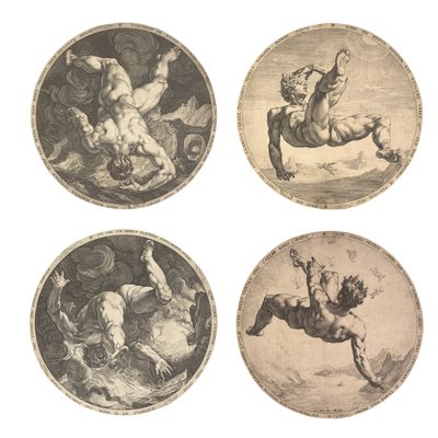 De fyra missnöjesyttringarna av Hendrik Goltzius