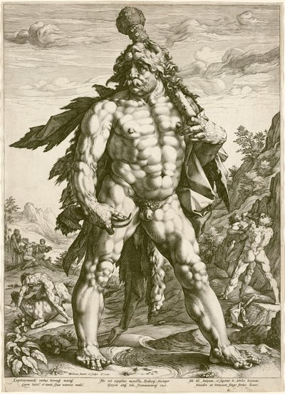 Den store Herkules av Hendrik Goltzius