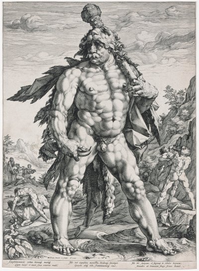 Den store Herkules av Hendrik Goltzius