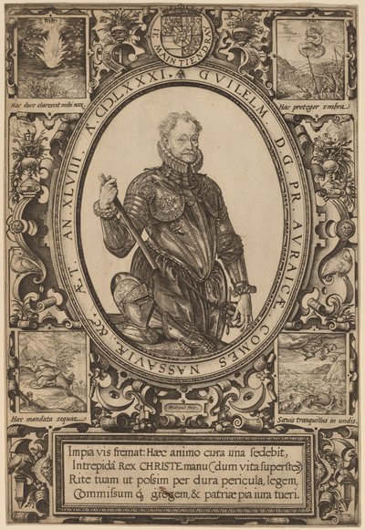 William, greve av Nassau, prins av Orange av Hendrik Goltzius