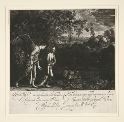 Tobias och ängeln av Hendrik Goudt