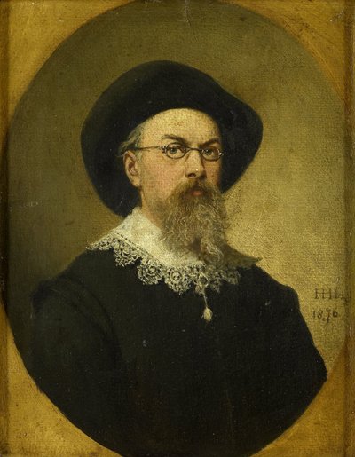Självporträtt av Hendrik Hollander Cz.