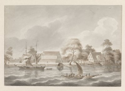Plantation Jagtlust vid Surinamfloden av Hendrik Huygens