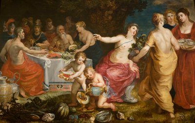 Achelous högtid, 1610-1615. av Hendrik I Balen van