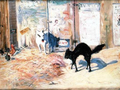 Rivals (olja på duk) av Hendrik J. Glintenkamp