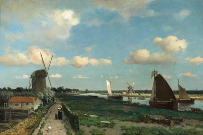 Trekvliet, 1870 av Hendrik Johannes Weissenbruch