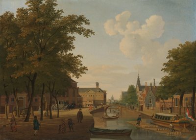 Utsikt över Houtmarkt av Hendrik Keun