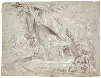 Allegorisk komposition av Hendrik Krock