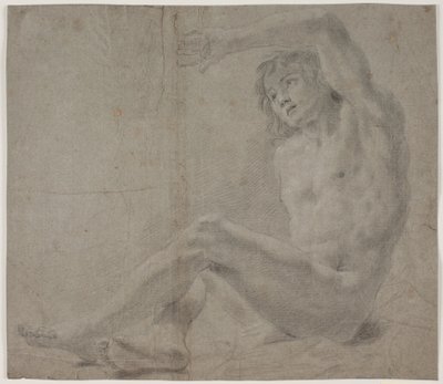 Manlig modellstudie av Hendrik Krock