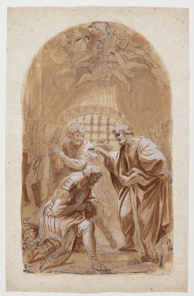 S. Peter döper S. Processus och S. Martianus av Hendrik Krock