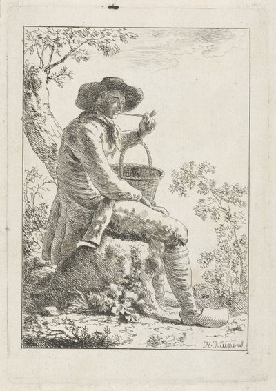 Rökande bonde av Hendrik Kuipers