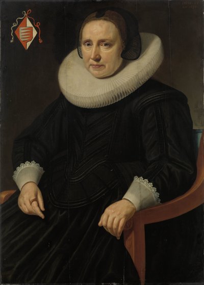Porträtt av Sara Sweerts de Weert, andra fru till Antonius Antonides van der Linden av Hendrik Meerman