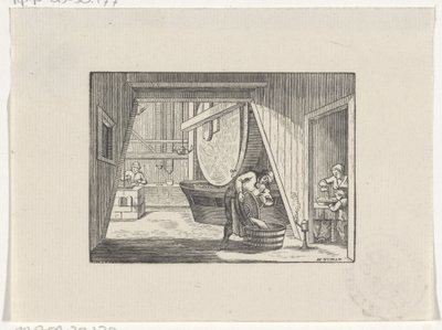 Figurer i arbete i en kvarn av Hendrik Numan