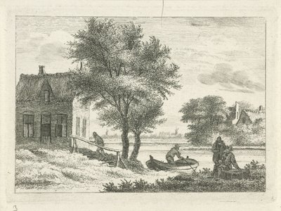 flod vy av Hendrik Roosing