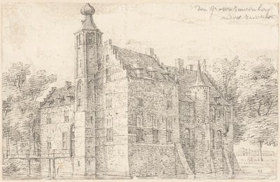 Slottet de Grote Ruwenberg nära St. Michielsgestel av Hendrik Spilman