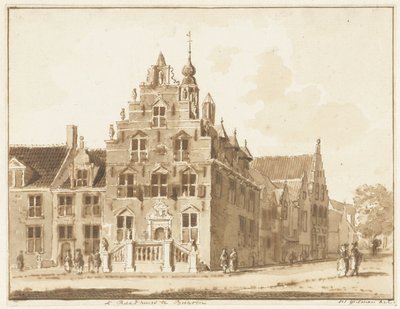 Stadshuset i Buren av Hendrik Spilman