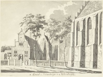 Rådhus och barnhem i Noordwijk av Hendrik Tavenier