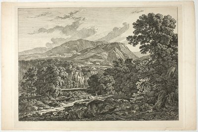 Romerskt landskap av Hendrik Voogd