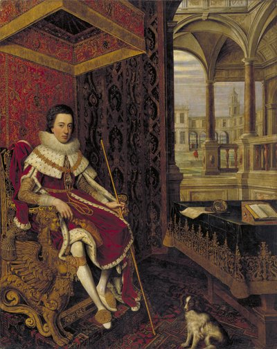 Charles I (1600-1649) när prins av Wales av Hendrik van II Steenwijck