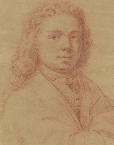 Självporträtt av ritaren Hendrik van der Vugt av Hendrik van der Vugt