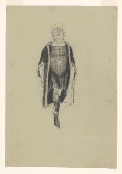 Figur med näsan i luften av Henk Henriët