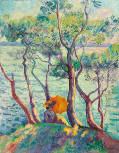 Jeanne vid parasollet, Cavaliere av Henri Charles Manguin