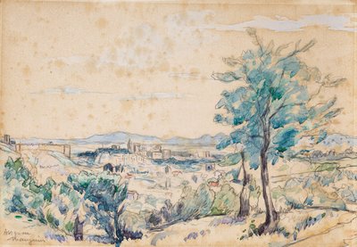 Påvarnas palats - Avignon av Henri-Charles Manguin