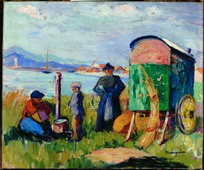 Zigenarnas husvagn av Henri-Charles Manguin