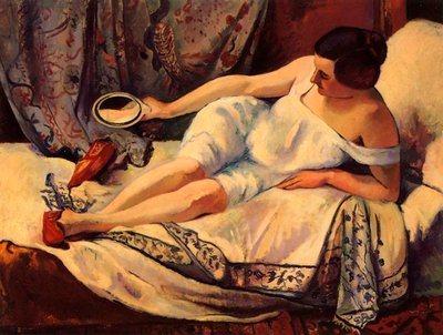 Kvinna som reser sig av Henri Charles Manguin