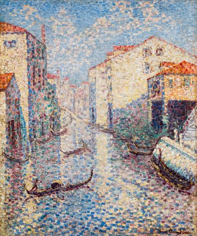 En kanal i Venedig av Henri-Edmond Cross