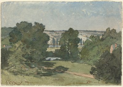 Briare av Henri-Joseph Harpignies