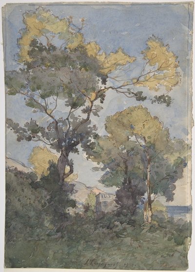 Landskap av Henri-Joseph Harpignies