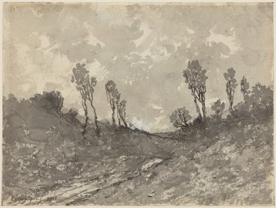 Väg vid Hérisson av Henri-Joseph Harpignies