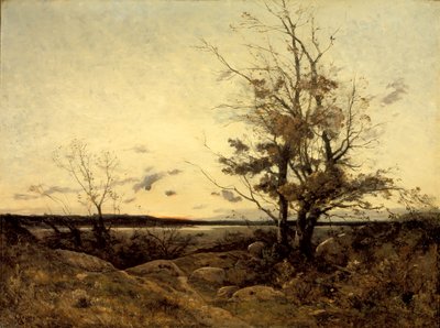 Landskap vid solnedgången av Henri-Joseph Harpignies