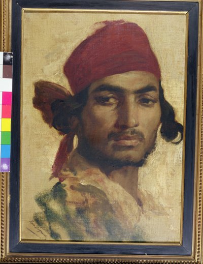 Gitano, huvudstudie av Henri Alexandre Georges Regnault