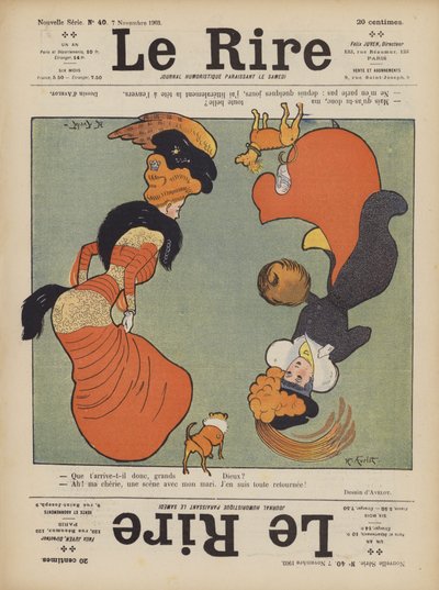 Illustration för Le Rire av Henri Avelot