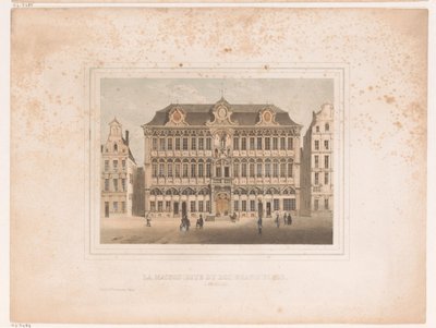 Utsikt över Maison Grand Place i Bryssel Huset (känd som kungens) Grand