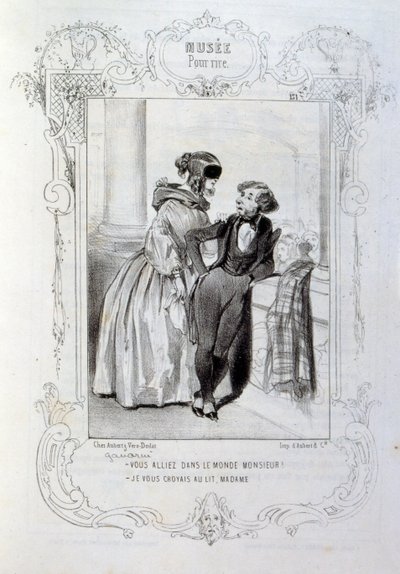 Illustration som visar "regn" av Henri Boutet