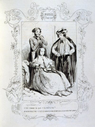 Illustration som visar "regn" av Henri Boutet