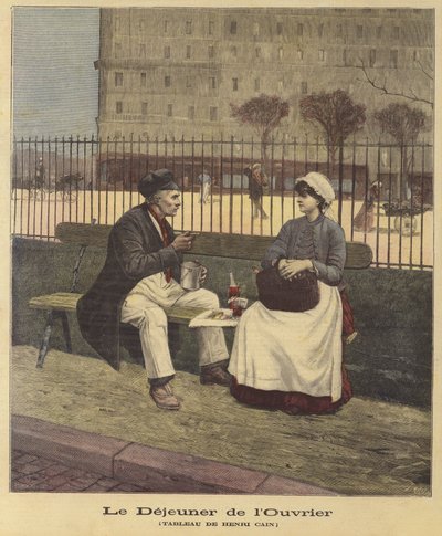 Arbetarlunchen av Henri Cain