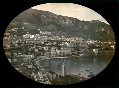Staden och Monacobukten av Henri Chouanard